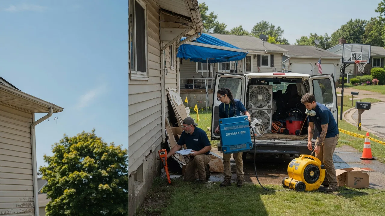 Ceiling Leak Cleanup in Meyersdale, PA near me